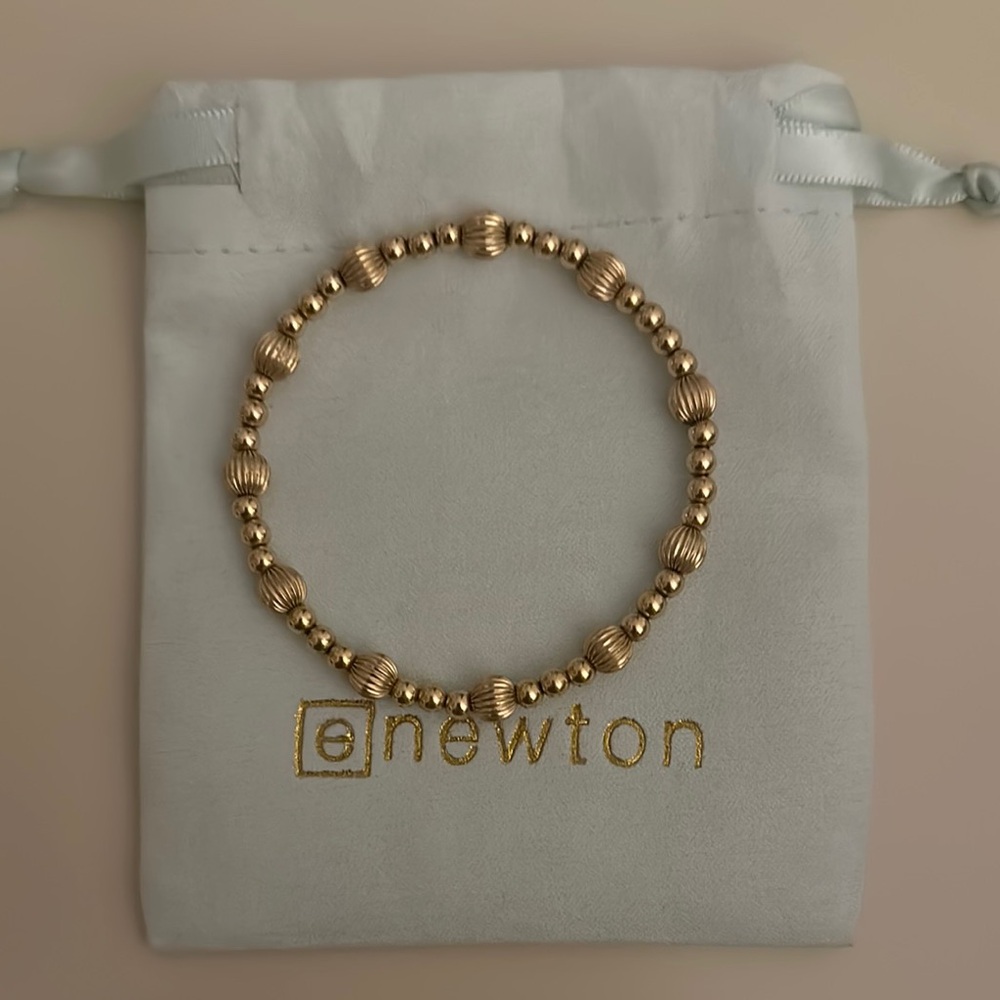 Enewton Gold Beaded Bracelet